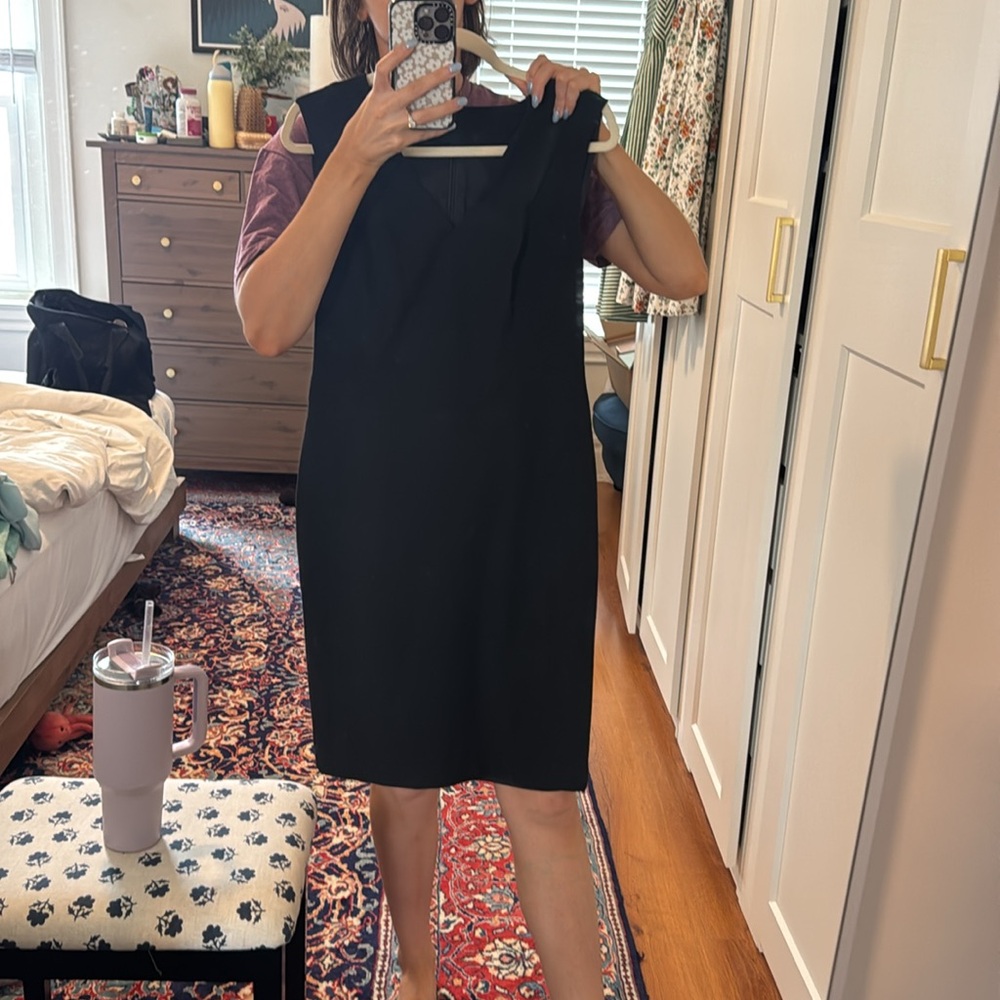 Ann Taylor Classic Black Sheath Dress - Picture 6 of 6